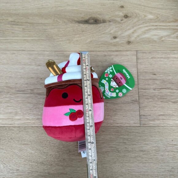Squishmallows Maude Cranberry Mocha Toy Plush 6" Coffee Drink Christmas 2024 NEW - Picture 5 of 8